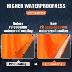 Waterproof Rain Poncho Women Men, Lightweight Waterproof Rain Jackets Wied…