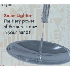Curiosity Box Solar Lighter Fire Starter Eco-Friendly & Portable Science Experim