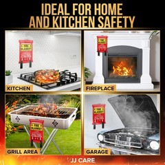 Jj Care Fire 10 Packs Fire For High Heat Resistant Fire Suppression Blankets