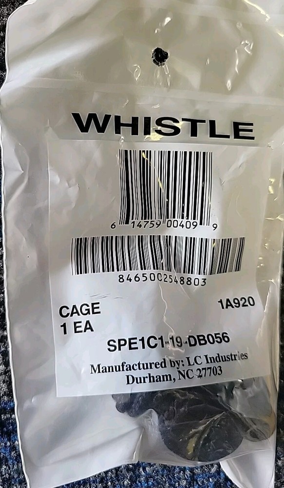 (4 Pack) Whistle Black Heavy Duty SPE1C1-19-DB056 NEW