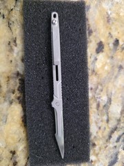 Nitecore NTK07 Titanium Knife – EDC Everyday Carry Knife with Replaceable Blade