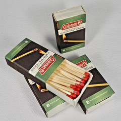 Coleman Waterproof Camp Matches 40 Count Each 4-Packs