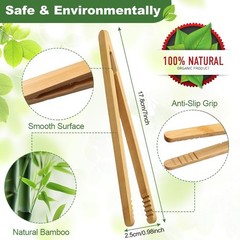 4pcs Kids Wooden Tweezers 18cm Educational Pliers for Fine Motor Skills Game…