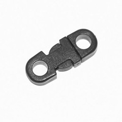 50Pcs Buckles Black For Paracord Bracelets Plastic Safety Clasp Side Release