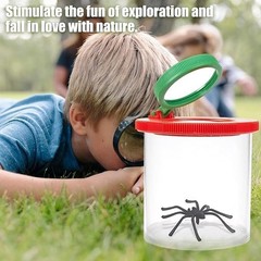 Researcher Set for Kids, 6 Piece Magnifying Tins Cup Magnifier, Cup Magnifiers Set with 3/…