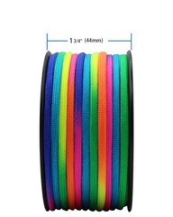 Fashion Lab Soft Rainbow Cord 7 Strands 4 Mm 3/16 Nylon Paracord Dip-Dye Nylon