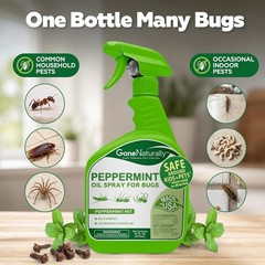 Peppermint Oil Spray for Bugs Insect Repellent & Bug Spray for Home 16 oz