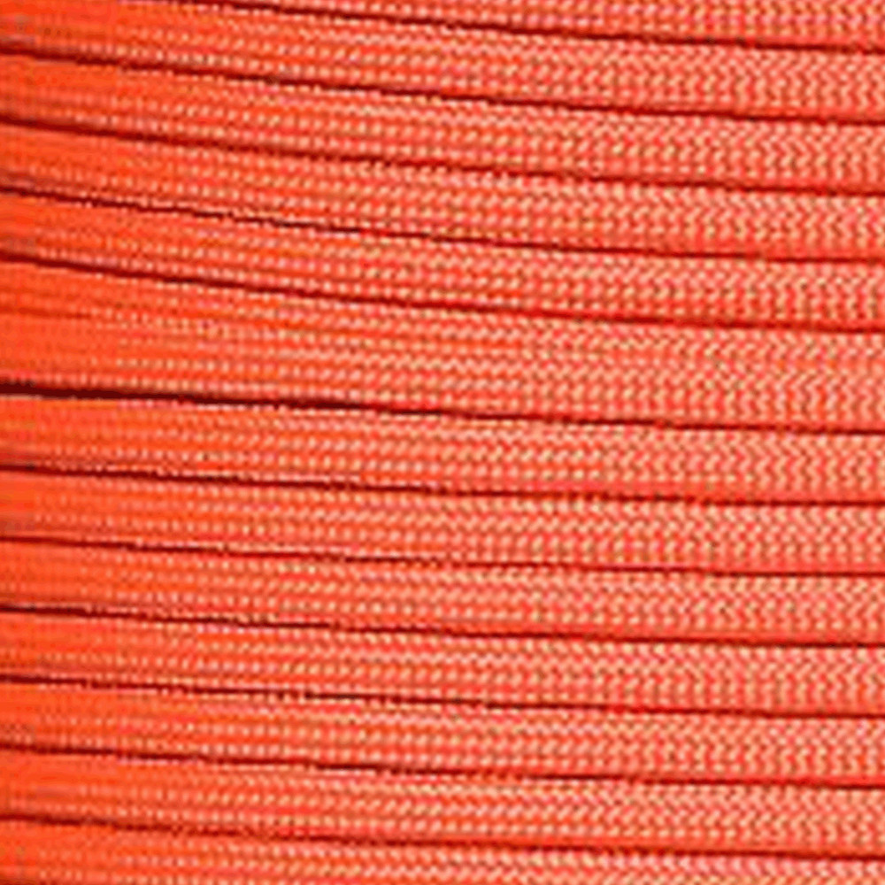 Safety Orange Paracord 100 Foot 550 lb 7 Strand Camping Survival Rope