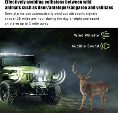 2 Pcs Universal Deer Whistles for Car – Enhance Safety & Prevent Collisions