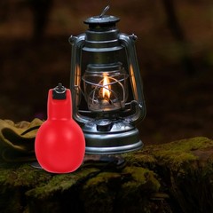 2Pcs Bright Red PVC Durable Survival Whistles Small Portable for Outdoor Play
