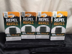 4 Pack Repel Realm Zone Mosquito Repellent Refill 40 Hours 0.19 oz