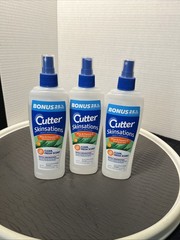 Cutter Skinsations Mosquito Insect Repellent (Pack of 3) Large Pump Spray 7.5 oz