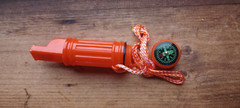Drymate Emergency Survival Aid Compass Whistle Mirror Fire Starter Canister NEW