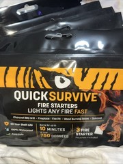 Fire starter camping survival – Quick Survive 3 fire starters