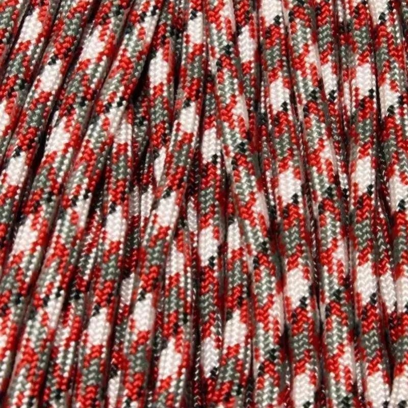 550 Paracord Red Camo Made in the USA Nylon/Nylon
