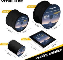 550 lb 1000ft Paracord Rope – Versatile Utility Cord for Camping & DIY Projects