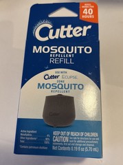 Cutter Eclipse Zone Mosquito Repellent Rechargeable w/ Refill + 11 Refills 40hr
