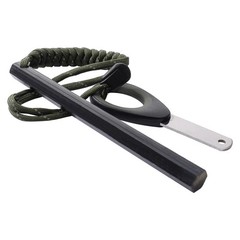 Ferro Rod Fire Starter 6 inch X 1/2 inch Flint and Steel Fire Starter Kit with