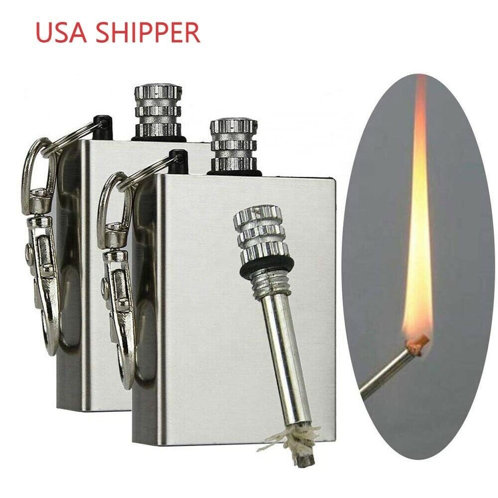 Survival Permanent Striker Lighter (2Pk) Waterproof, Liteweight. Free Shipping..