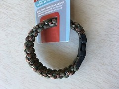 Parastrap Survival Bracelet, Nylon Paracord 550, 9′ Long, Military Grade