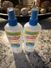 2 Cutter Skinsations Mosquito Insect Repellent Pump Spray Aloe Vitamin E 7.5 oz