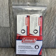 Coleman Waterproof Matches 4 Pack 40 Matches Per Pack New Extra Large Match Head