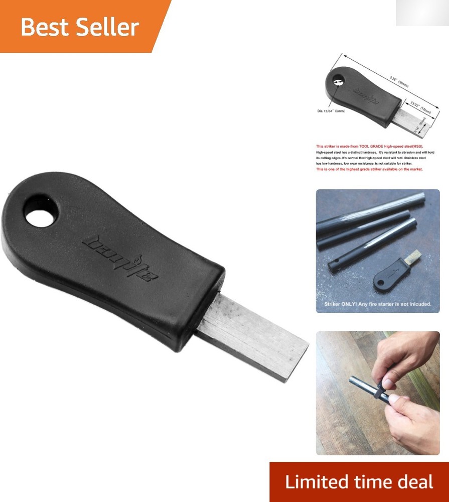 High Speed Steel Fire Starter Strikers – Pack of 3/5/10 for Ultimate Reliability