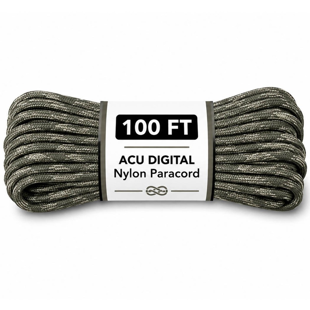 The Bone Edge – ACU Digital Camouflage 100 ft Premium 550 Paracord