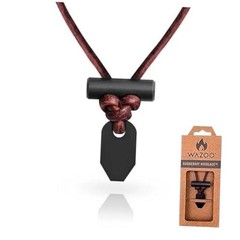 The Bushcraft – Original Fire Starter Necklace for Men, Zirconia Black