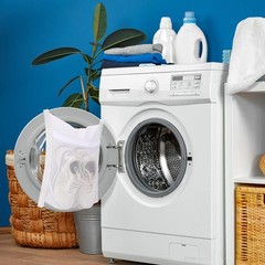 Laundry Bags,Sneaker Wash & Dry Net Bag for Dryer 7.48×5.51 x1.18, white
