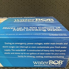 WaterBOB Bathtub Emergency Drinking Water Storage Container 100 gallons Sealed