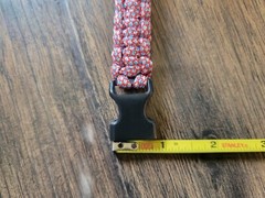Handmade USA Paracord Bracelet 550 Multi Red-White-Blue Survival 3/4″ Buckle