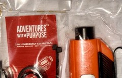 AWP 2-in-1 Emergency Escape Tool Window Breaker/Seatbelt Cutter New Orange (Two)