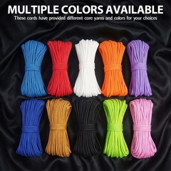 Paracord Rope Nylon Rope Parachute Cord 4mm 7 Strand String Tactical para Cor…