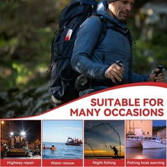Dual-purpose LED Boat Flares – Ideal for Fishing, Buoys, or Emergency Use