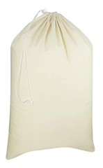 COTTON CRAFT Extra Large Laundry Bags – Heavy Bag / 1 Pack, White