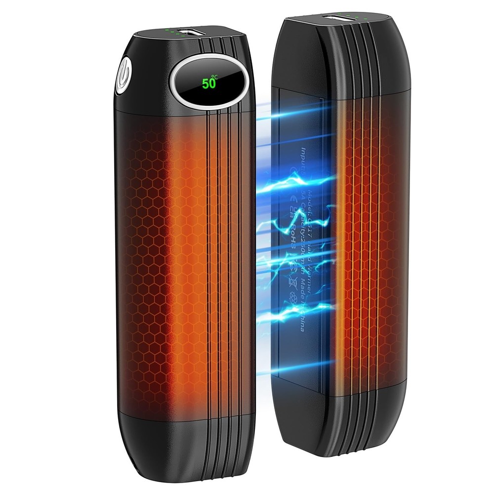 Hand Warmers Rechargeable 2 Pack, AI Smart Chip 20Hrs Long Safe Heat, 2s Fast…