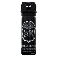 4 POLICE MAGNUM Pepper Spray 3oz Safety Flip Top Stream Self Defense Protection