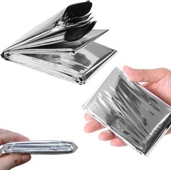 Emergency Thermal Blanket 25 Pack Mylar Reflective Survival Shelter 210x160cm