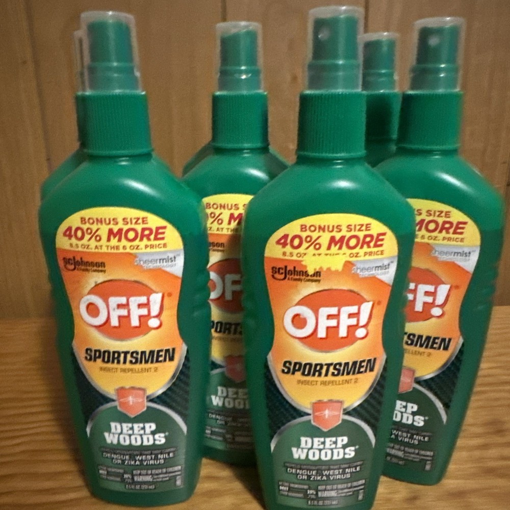 10)OFF! Deep Woods 25% DEET InsectRepellent 8.5 oz Pump spraY mosquito tick bug
