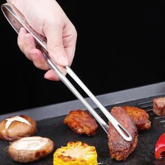 StainlessSteel FoodClipsKitchen Clips Korean Barbecue Tweezers Extended Barbecue