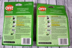 Lot of 2 Off Backyard Mosquito Coil Repels up to 4 Hours-3 Coils, 3 Trays Each