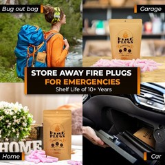 Non-Toxic Waterproof Fire Starters with 5+ Minute Burn for Emergencies, Survi…