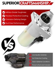 Aotpat Starter Motor For-Honda Crv 2.4L 2002 2003 2004 2005 2006 1.6Kw 12V