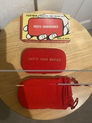 VINTAGE DORFMAN-PACIFIC CO HANDWARMER & BOXED FUEL STICKS NICE!