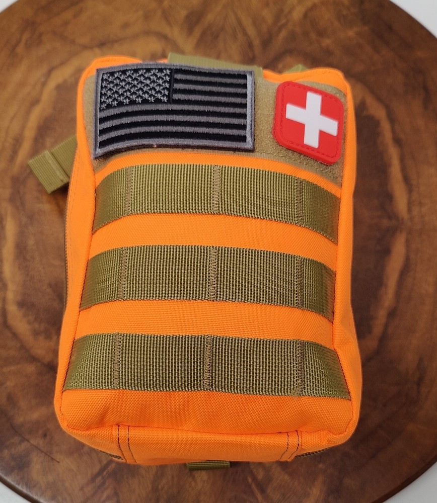 Lone Survivalist First Aid Kit Go Bag Tactical Medical Pouch Bugout