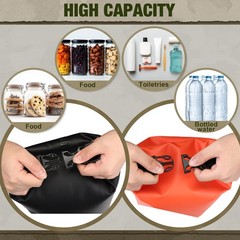 Foilswirl 2 Sets Bear Food Bag for Camping Food Hanging System Includes 2 Wat…
