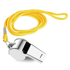 SHENGQIDZ 12 Pack Whistles, Stainless Steel Sports Loud Crisp Sound Whistles …