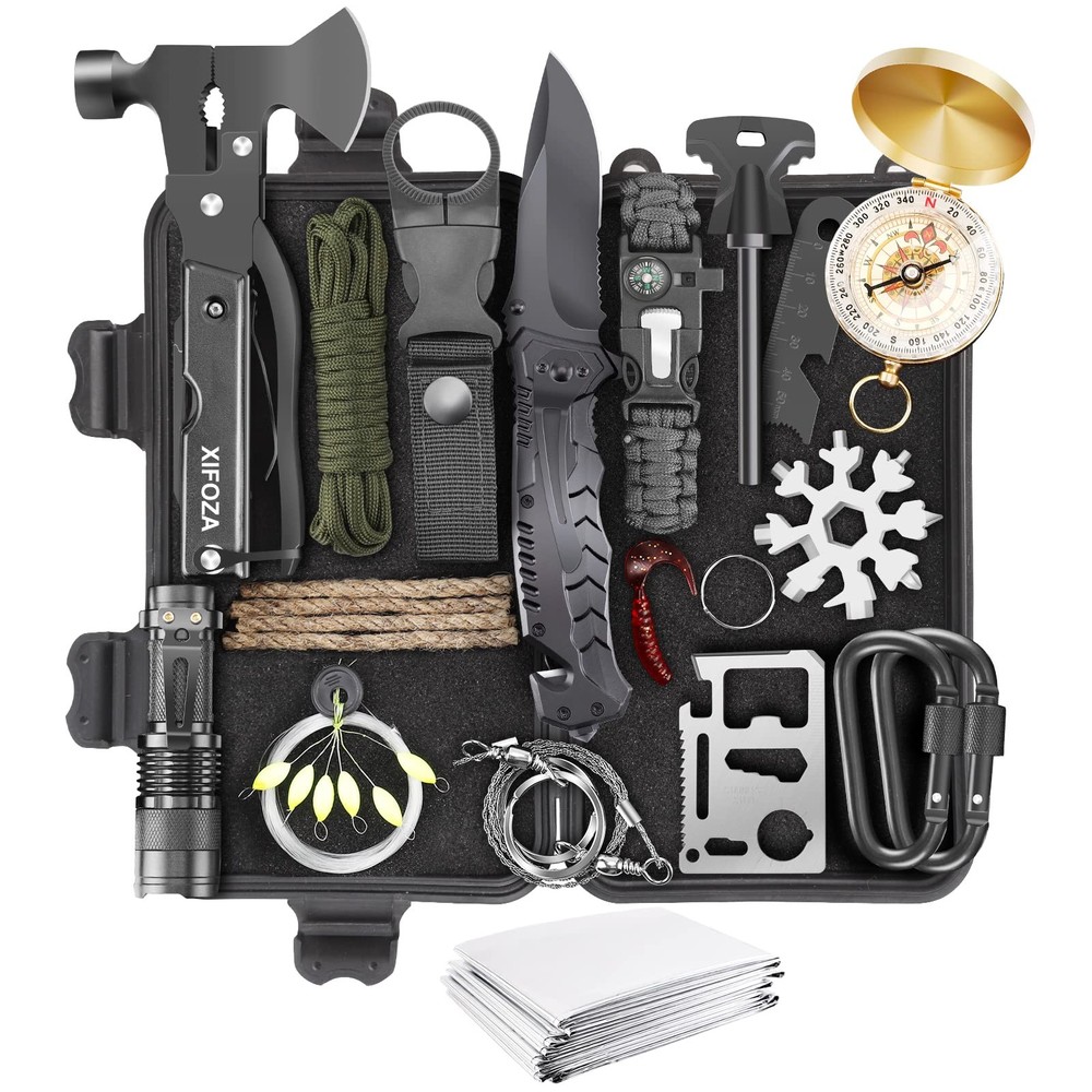 Survival Kit Multi Tool Outdoor Emergency Gear