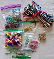 Paracord Keychain Beading Bundle – Cord, Key Loops, End Caps, Alphabet Beads